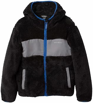 Amazon.com: Eddie Bauer Kids Youth High Pile Hooded Jacket